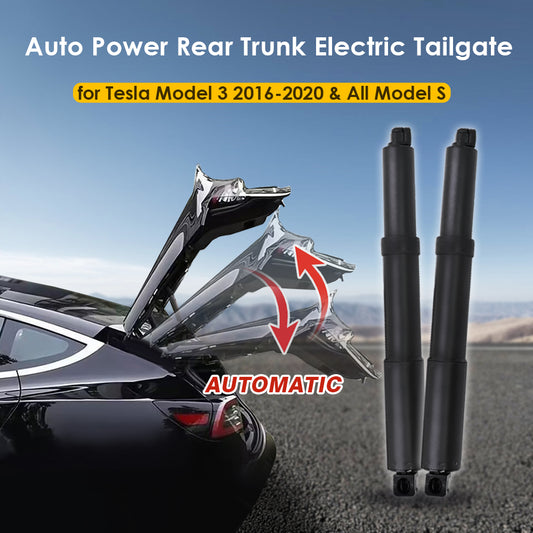 VJOYCAR Auto Power Rear Trunk for Tesla Model 3 S Electric Automatic Lift Tailgate Kick Sensor Feet Open Close APP Key