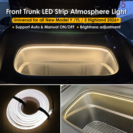 for Tesla Model 3 Highland Y Juniper YL Frunk Light 2026+ New Without Frunk Button Dual Colors