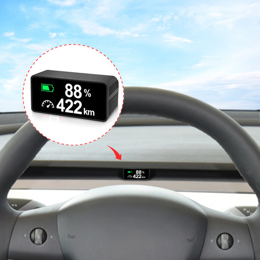 New Air Vent Mini Dashboard Screen HUD for Tesla