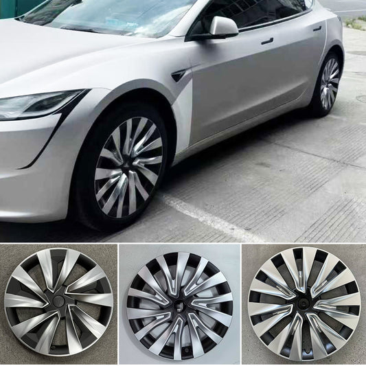 for Tesla Model 3 Highland Hubcap 18inch Full Covered Wheel Protection New Star Design