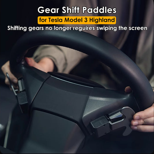 Tesla Steering Wheel Gear Shift Paddles Model 3 Highland Model Y Juniper Support APP Custom Function