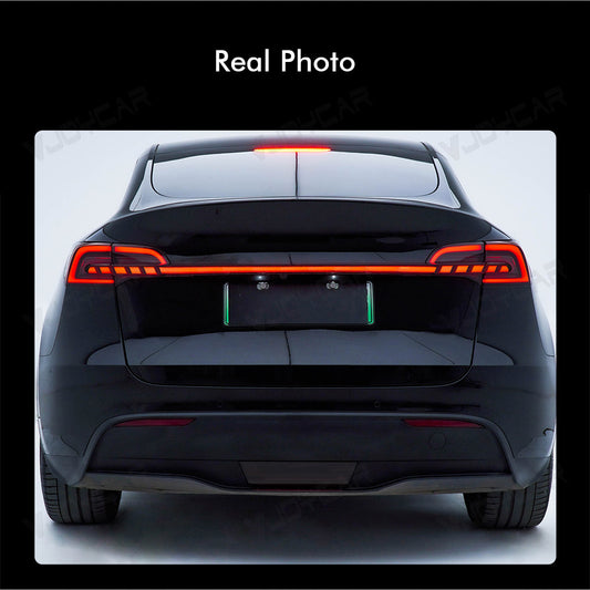 for Tesla Model Y Model 3 Full Width Taillight Rear Lamp Brake Light Turning Signal Lights Model S Style