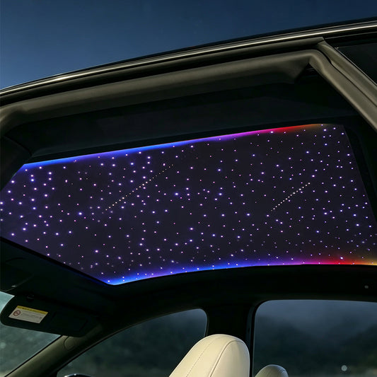 for Tesla Model S Auto Electric Sunshade Roof Starry Shade