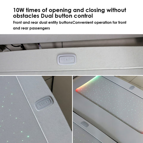 for Tesla Model 3 3 Highland Auto Electric Starry Sunshade Roof