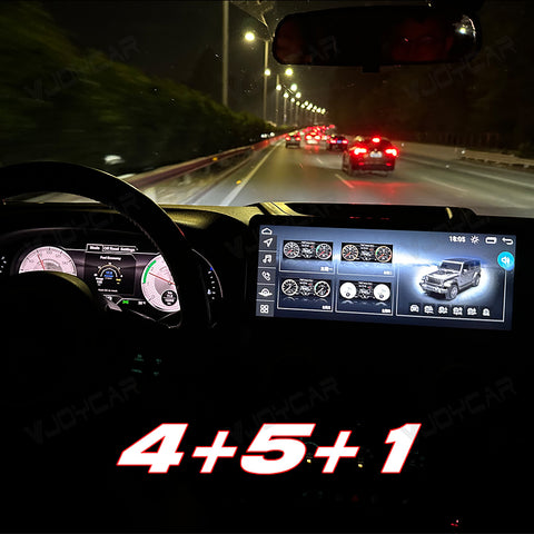 Digital Dashboard Display LED Cluster Instrument Screen Upgrade for Jeep Wrangler 2011-2018 Off-road CockPit Speedometer