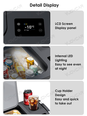 2026 New Tesla Model Y Juniper Front Trunk Refrigerator 20L Fridge Freezer Portable Camping Road Trip Outdoor Travel