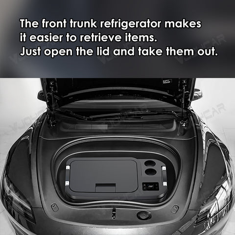 2026 New Tesla Model Y Juniper Front Trunk Refrigerator 20L Fridge Freezer Portable Camping Road Trip Outdoor Travel