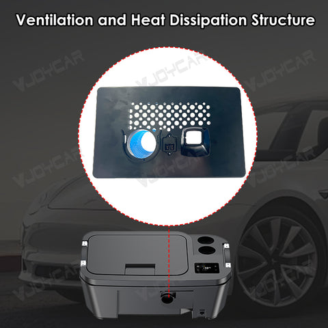 2026 New Tesla Model Y Juniper Front Trunk Refrigerator 20L Fridge Freezer Portable Camping Road Trip Outdoor Travel