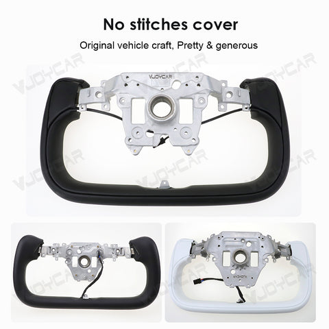 Yoke2.0 New Gen2 355mm Tesla Yoke Handle for New Model Y Juniper YOKE Heating Steering Wheel Model-X-Style for Tesla Model 3 Highland