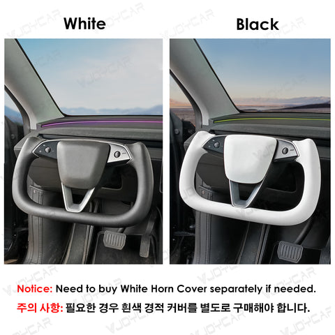 요크 핸들 모델 3 하이랜드 2024년형, 가열 스티어링 휠 350mm