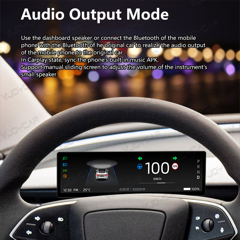 HEIBTENY HUD Display Für Tesla Model 3/Y - Digitaler Geschwindigkeitsanzeiger