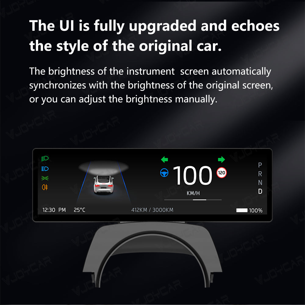 Pantalla de tablero nueva de 8,8 pulgadas para Tesla Model 3 Y compatible con Carplay inalámbrico y Android Auto, monitor de punto ciego, cámara opcional