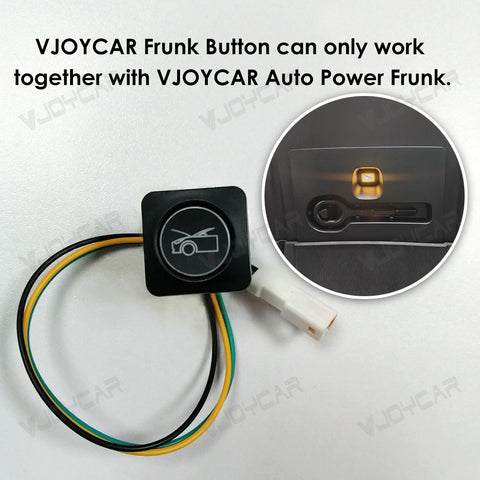 Upgrade After Market Frunk Button For Tesla New Y Juniper Launched after 2025.10 Installed VJOYCAR Power Frunk