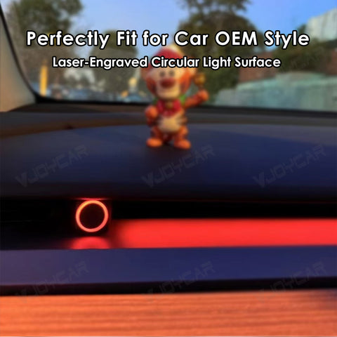 For Tesla Model3 Model Y Blind Spot Warning Easy Install Original Protocol Laser Carving Atmosphere Light