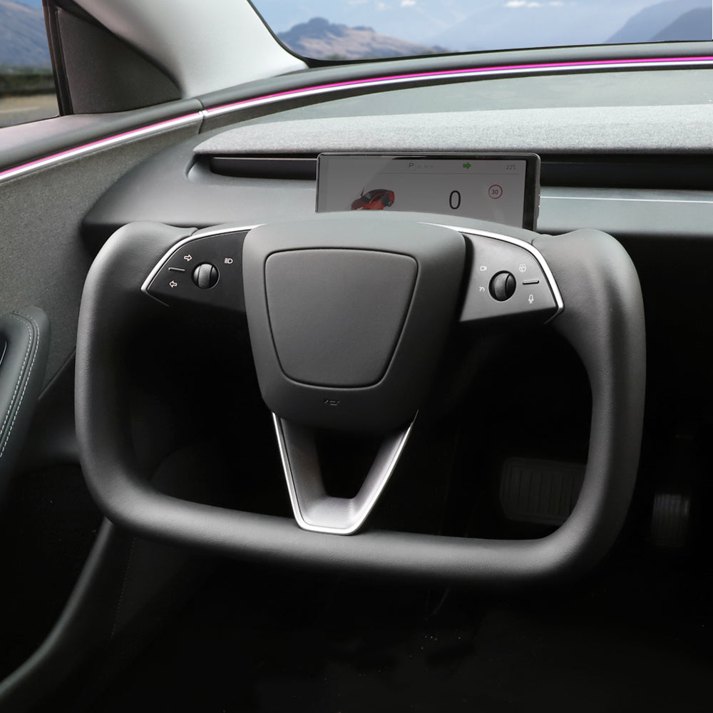Volante con calefacción modelo 3 Highland 2024 de 350 mm