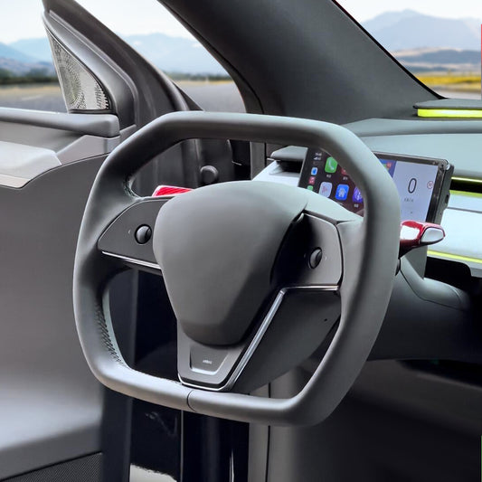 Cybertruck Style Yoke Steering Wheel Handle for Tesla Model Y 3