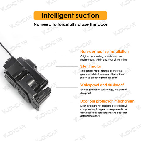Cerradura de puerta con succión eléctrica automática inteligente antipinzamiento de 4 puertas con cierre suave más nueva de 2024