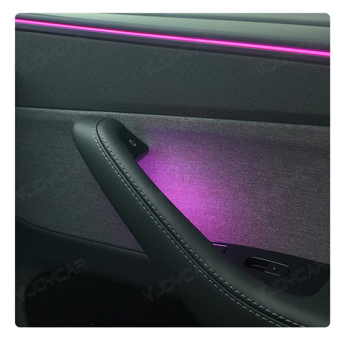 for Tesla Model Y Juniper Model 3 Highland Dynamic Ambient Light Door Handle Bowl Lighting Upgrade Kit