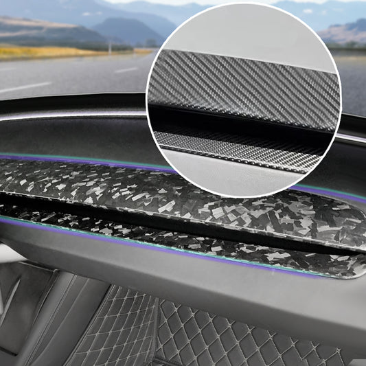 Dry Carbon Fiber Dashboard Panel For Tesla Model 3 Highland