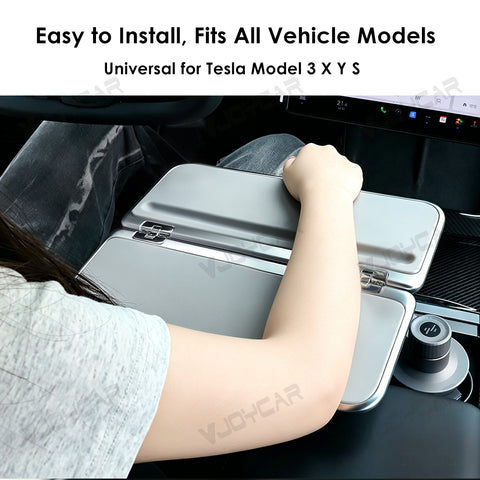 For Tesla FSD Drivers Floating Desk Fold Desktop Easy DIY Install Enjoy Car Life