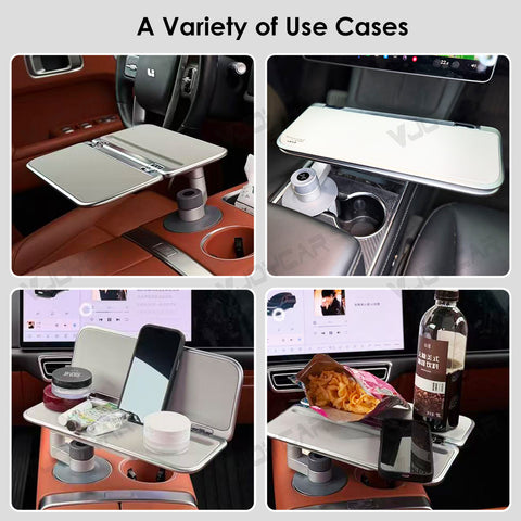 For Tesla FSD Drivers Floating Desk Fold Desktop Easy DIY Install Enjoy Car Life