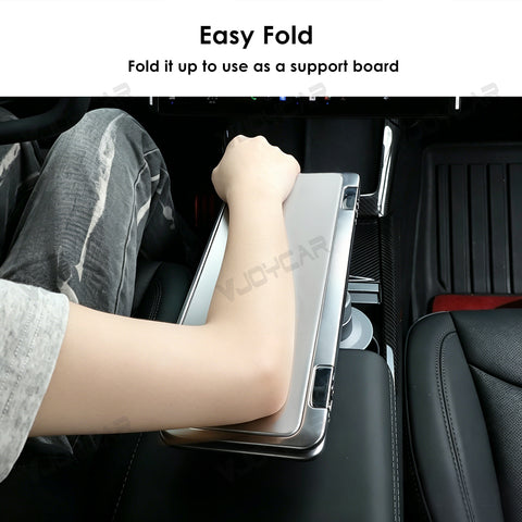 For Tesla FSD Drivers Floating Desk Fold Desktop Easy DIY Install Enjoy Car Life