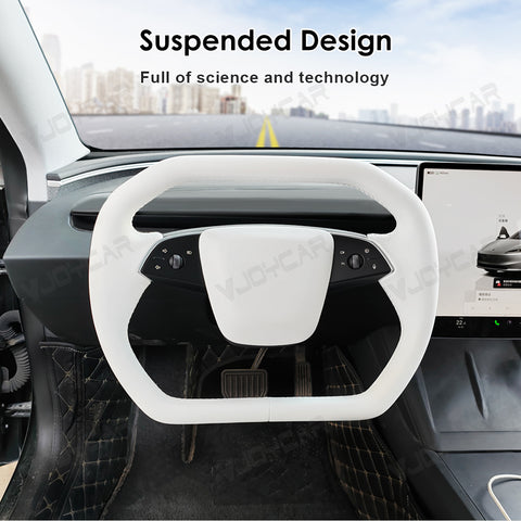 New Tesla Model Y Juniper Model 3 Highland Cybertruck Hexagon Floating Steering Wheel