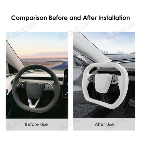 New Tesla Model Y Juniper Model 3 Highland Cybertruck Hexagon Floating Steering Wheel