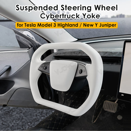 New Tesla Model Y Juniper Model 3 Highland Cybertruck Hexagon Floating Steering Wheel