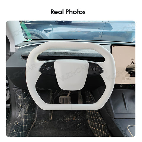 New Tesla Model Y Juniper Model 3 Highland Cybertruck Hexagon Floating Steering Wheel