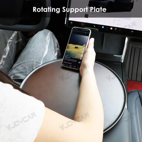 For Tesla FSD Drivers Small Wood Desk Easy DIY Install Enjoy Car Life