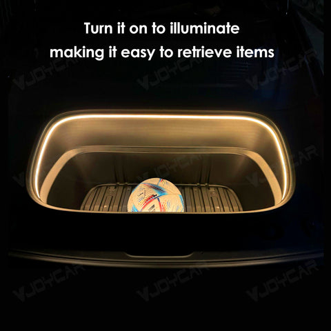 Professional Design for Tesla Model 3 Highland Frunk Ambient Light Updated Slide-on Installation