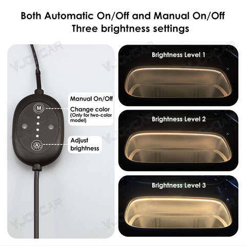 for Tesla Model 3 Highland Y Juniper YL Frunk Light 2026+ New Without Frunk Button Dual Colors