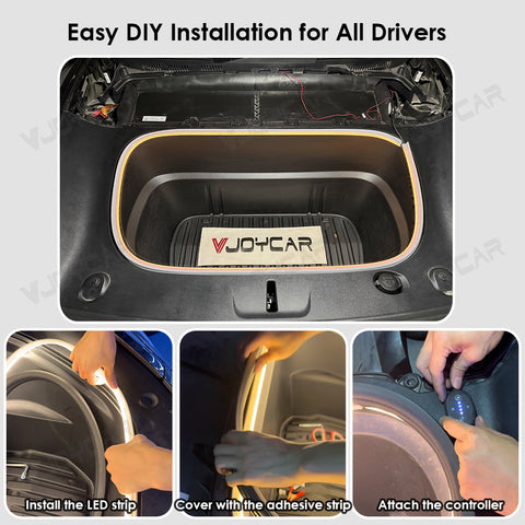 for Tesla Model 3 Highland Y Juniper YL Frunk Light 2026+ New Without Frunk Button Dual Colors