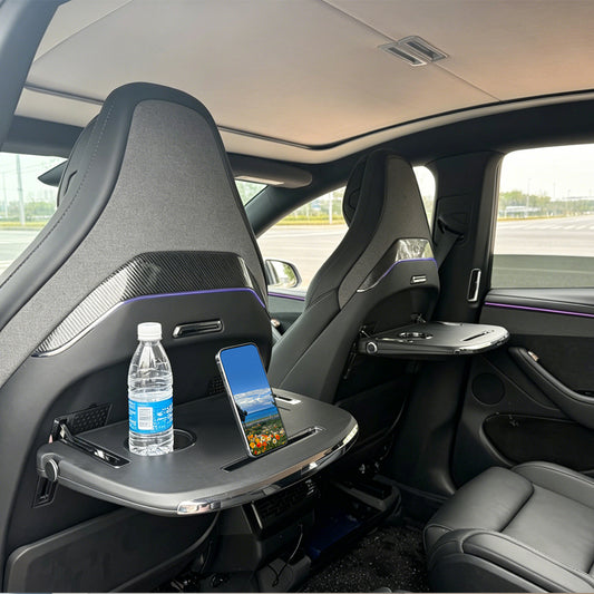 For Tesla Model 3 Y YL Seatback Foldable Table Tray Phone Holder