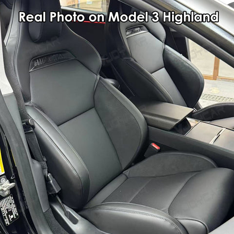 New Tesla Sports Seats Retrofit Ventilated Cushion Extension Leg Support for Tesla Model 3 Model Y Model 3 Highland Y Juniper Model X Model S