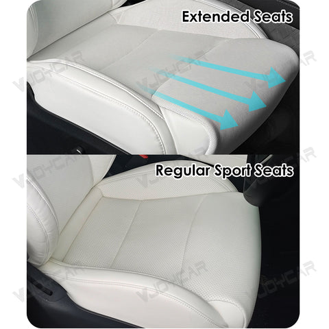 New Tesla Sports Seats Retrofit Ventilated Cushion Extension Leg Support for Tesla Model 3 Model Y Model 3 Highland Y Juniper Model X Model S