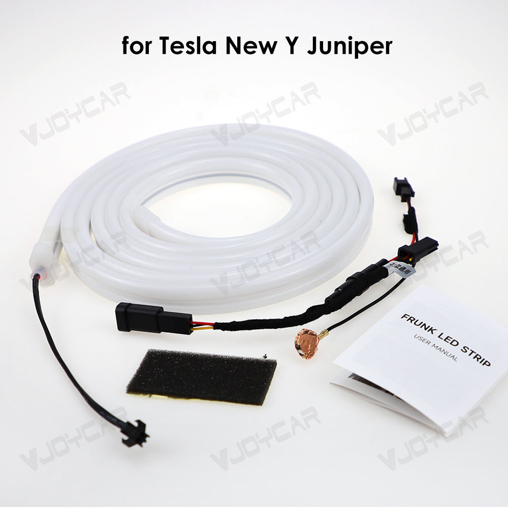 Frunk Ambient Light LED Strip Lamps Upgrade for Model 3 Highland 2023 Model Y Juniper 2025 Tesla