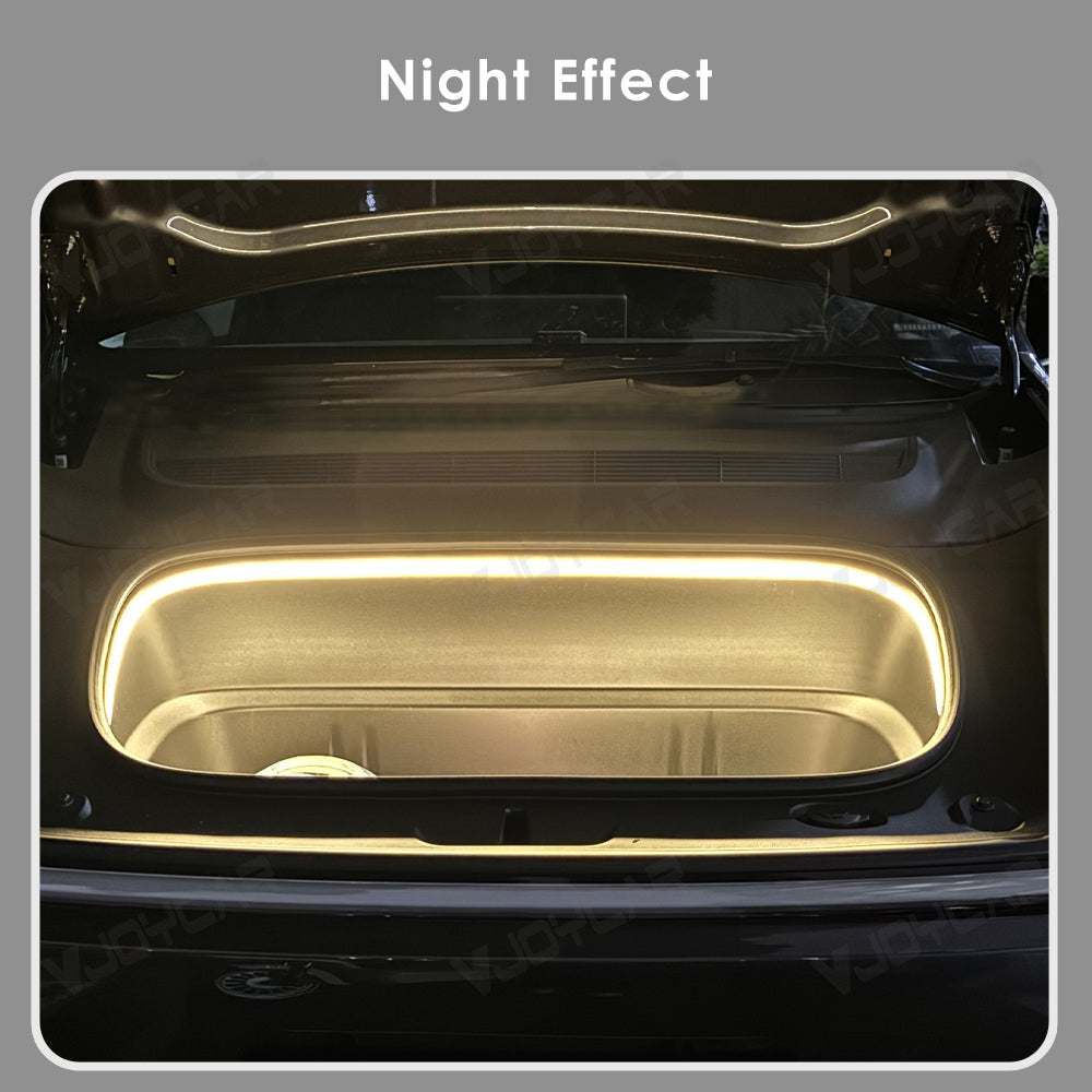 Frunk Ambient Light LED Strip Lamps Upgrade for Model 3 Highland 2023 Model Y Juniper 2025 Tesla