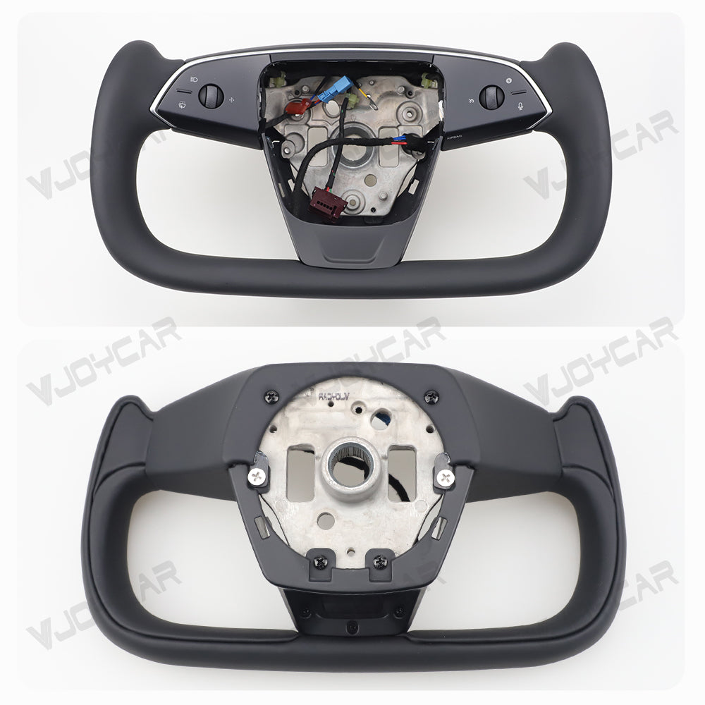  Tesla Yoke Steering Wheel Gen3 Pre Installed Edition Front and Back Side