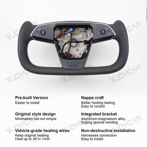  Tesla Yoke Steering Wheel Gen3 Pre Installed Edition Main Features