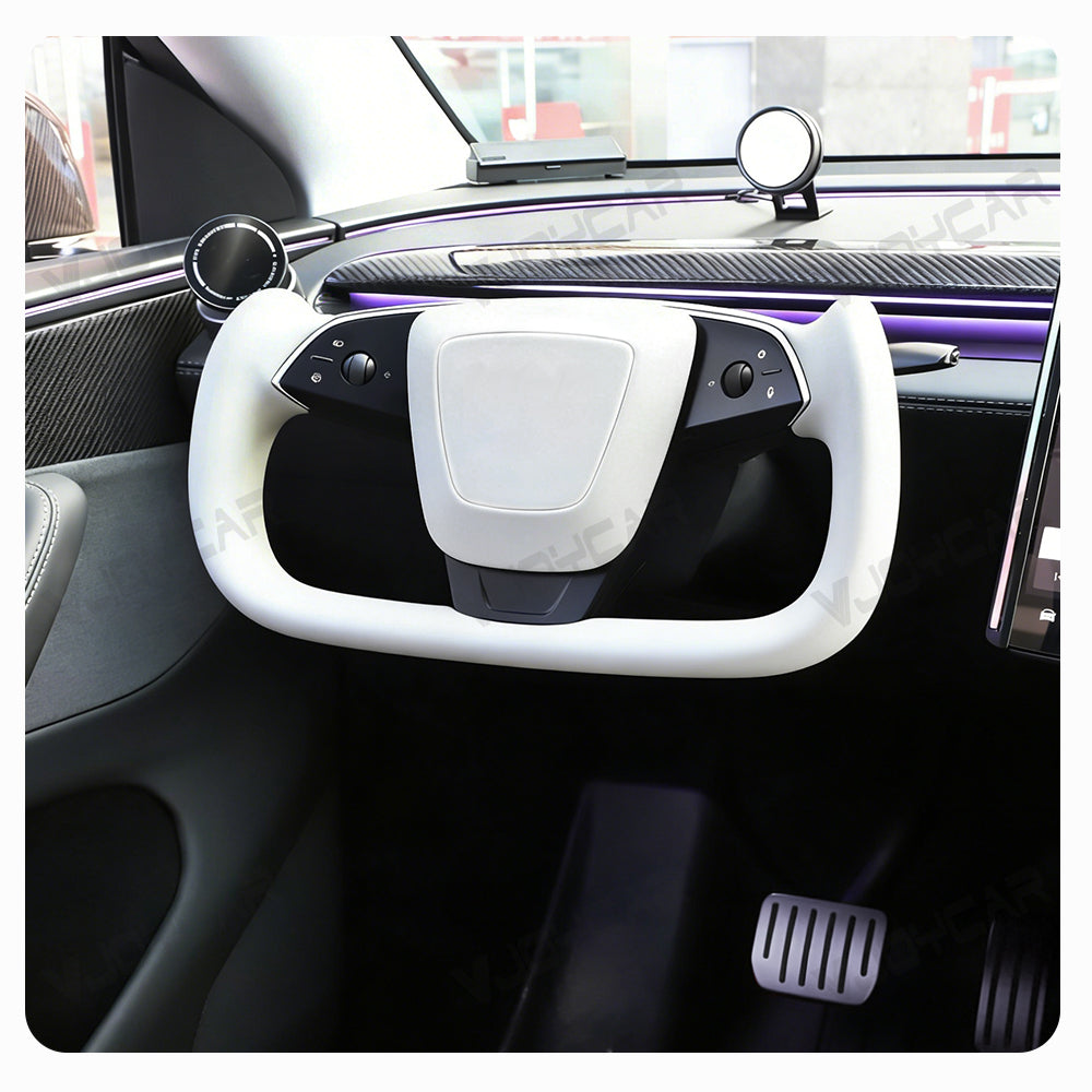  Tesla Yoke Steering Wheel Gen3 Pre Installed Edition Real Photo In Car