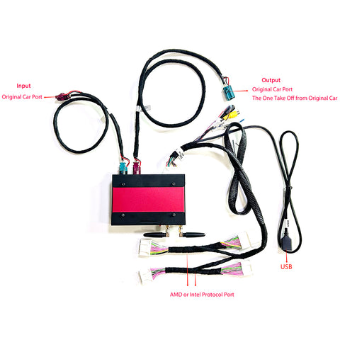 Decoder Box for Tesla Model 3 Model Y Center Control Screen Support Carplay Andriodauto Hicar Google Map Play Music