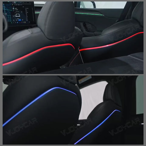 for Tesla Model X Laser Engraving Ambient Lighting Retrofit Atmosphere Light Modified Strip Kit
