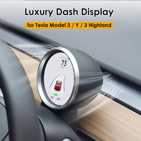 for Tesla Model3 ModelY Model 3 Highland Dash HUD Screen Cluster Head Up Display
