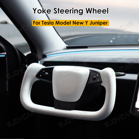 New Gen2 355mm Tesla Yoke Handle for New Model Y Juniper YOKE Heating Steering Wheel Model-X-Style for Tesla Model 3 Highland