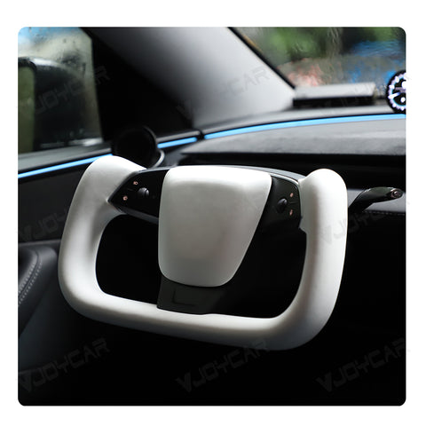 New Gen2 355mm Tesla Yoke Handle for New Model Y Juniper YOKE Heating Steering Wheel Model-X-Style for Tesla Model 3 Highland
