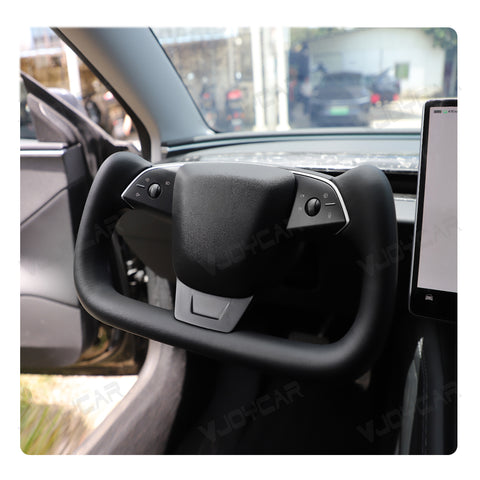 New Gen2 355mm Tesla Yoke Handle for New Model Y Juniper YOKE Heating Steering Wheel Model-X-Style for Tesla Model 3 Highland