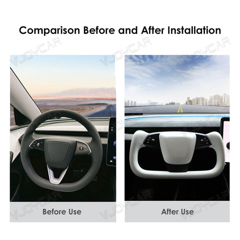 New Gen2 355mm Tesla Yoke Handle for New Model Y Juniper YOKE Heating Steering Wheel Model-X-Style for Tesla Model 3 Highland