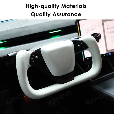 New Gen2 355mm Tesla Yoke Handle for New Model Y Juniper YOKE Heating Steering Wheel Model-X-Style for Tesla Model 3 Highland